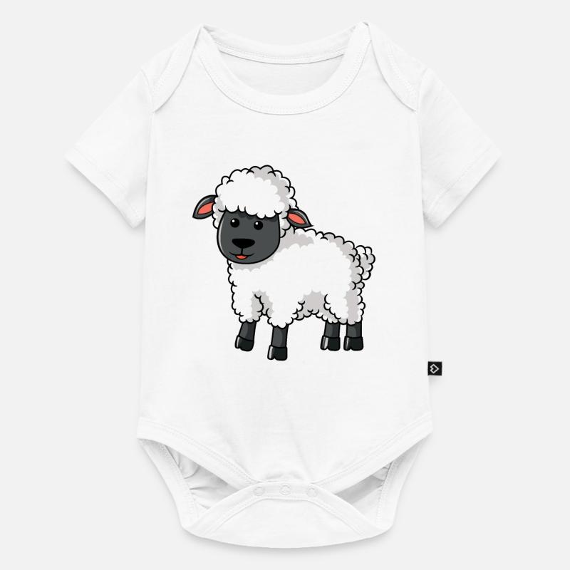 Schaf Schäffchen Scharfshirte Schafsbauer - Baby Premium Kurzarmbody - Weiß