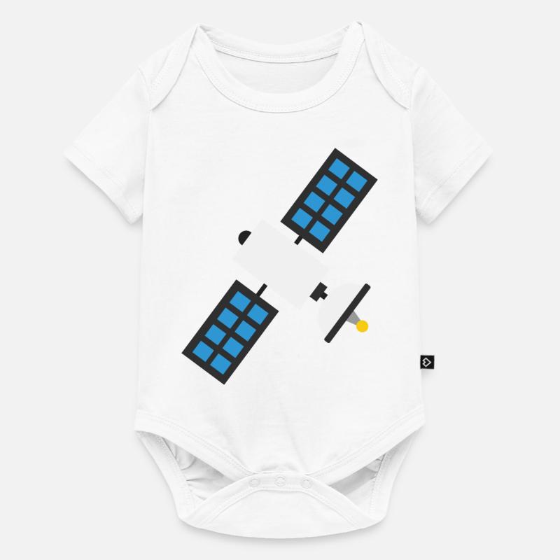 satellit - Baby Premium Kurzarmbody - Weiß