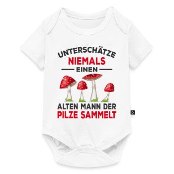 Pilzsammler - Baby Premium Kurzarmbody - Weiß - Vorne