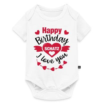 Boyfriend girlfriend birthday gift congratulation - Baby Premium short-sleeve bodysuit - white - Front