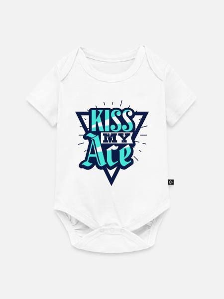 Tennis Tennisspieler - Baby Premium Kurzarmbody - Weiß