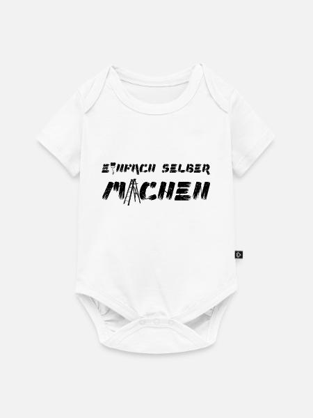 Selber Machen - Baby Premium Kurzarmbody - Weiß