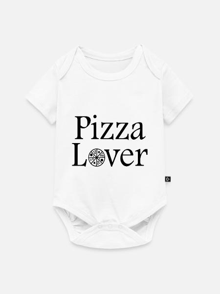 Pizza Lover - Baby Premium Kurzarmbody - Weiß