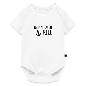 Heimathafen Kiel - Baby Premium Kurzarmbody - Weiß - Vorne