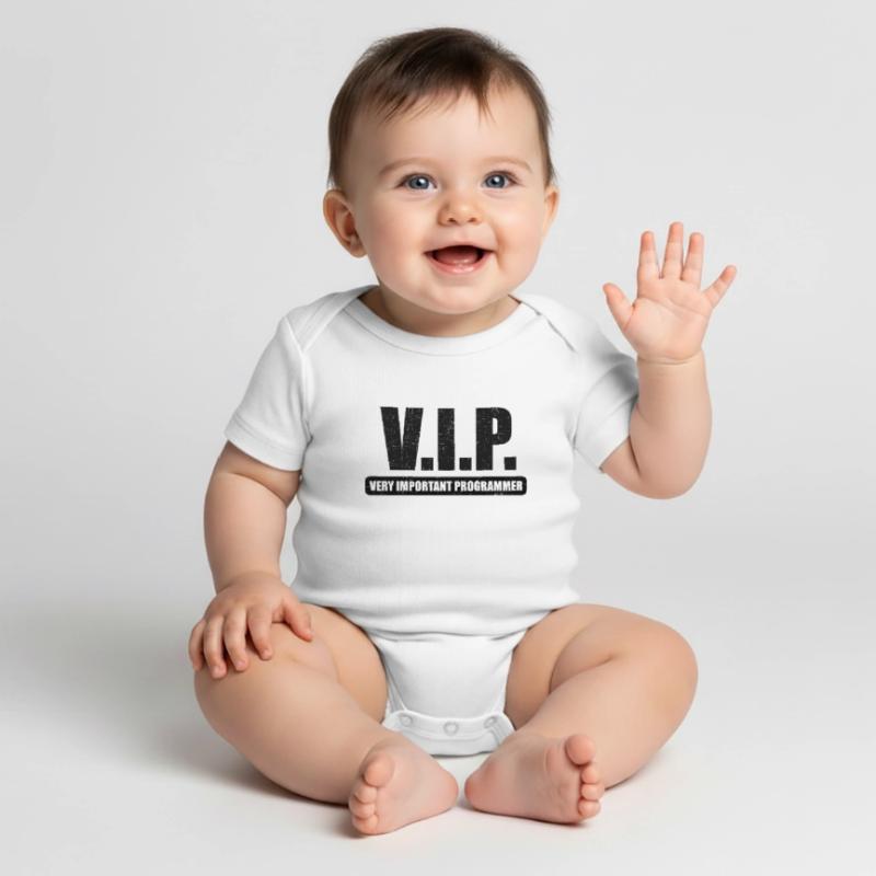 V.I.P. VIP very important Programmer Linux IT Baby Premium Kurzarmbody