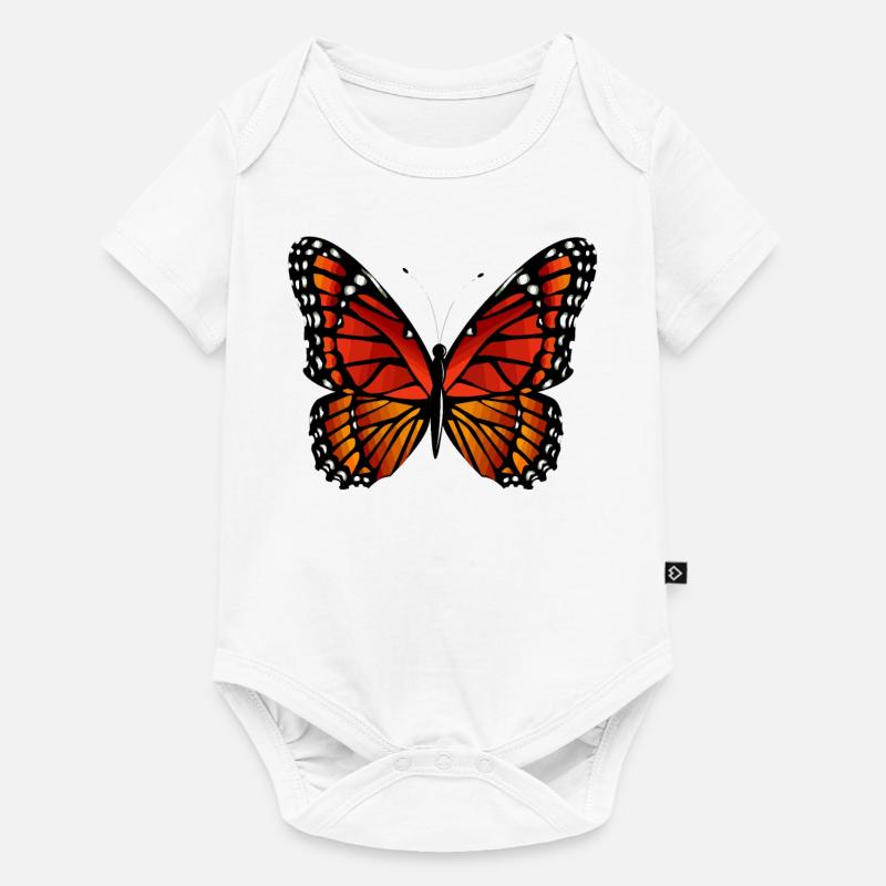 Papillon papillon - Body à manches courtes Premium Bébé - blanc