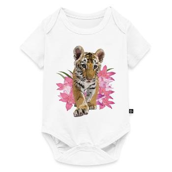 Bengal tiger - Baby Premium short-sleeve bodysuit - white - Front