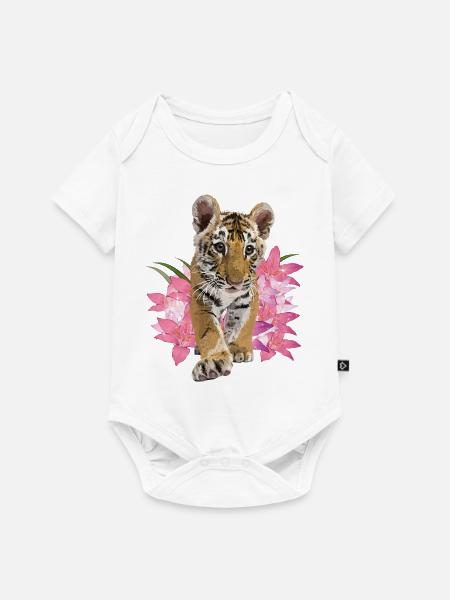 bengalischer Tiger - Baby Premium Kurzarmbody - Weiß
