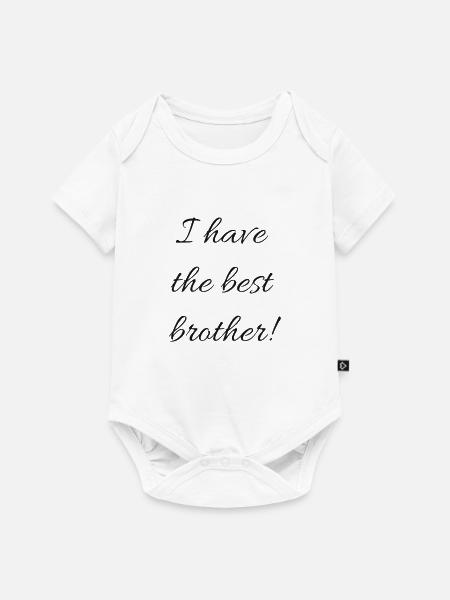 best brother - Baby Premium Kurzarmbody - Weiß