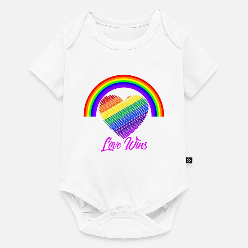 Fierté Fierté Fierté, Dessins du mois - Body à manches courtes Premium Bébé - blanc