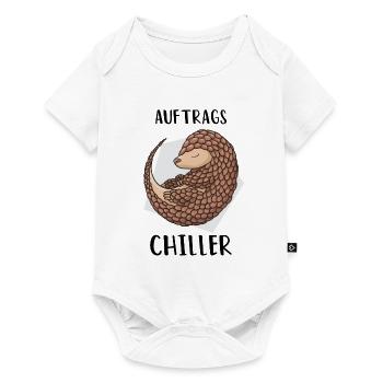 Auftrags Chiller Gürteltier - Baby Premium Kurzarmbody - Weiß - Vorne
