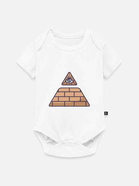 Verschwörungstheorie - Baby Premium Kurzarmbody - Weiß