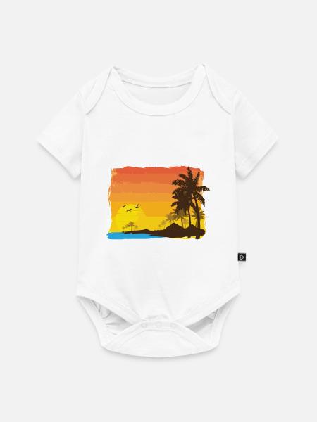 Reisen - Baby Premium Kurzarmbody - Weiß