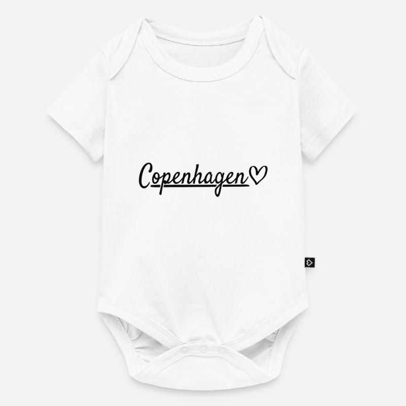 Copenhague - Body à manches courtes Premium Bébé - blanc