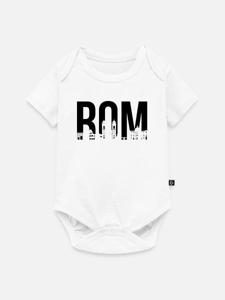 Rom skyline - Baby Premium Kurzarmbody - Weiß