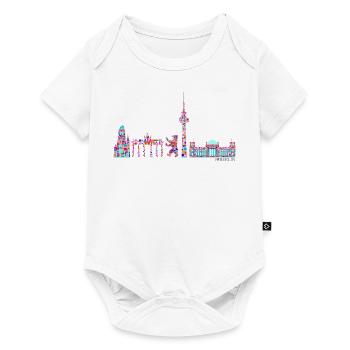 Berlin T-Shirt - Berlin Skyline Shirt - I Love - Baby Premium short-sleeve bodysuit - white - Front