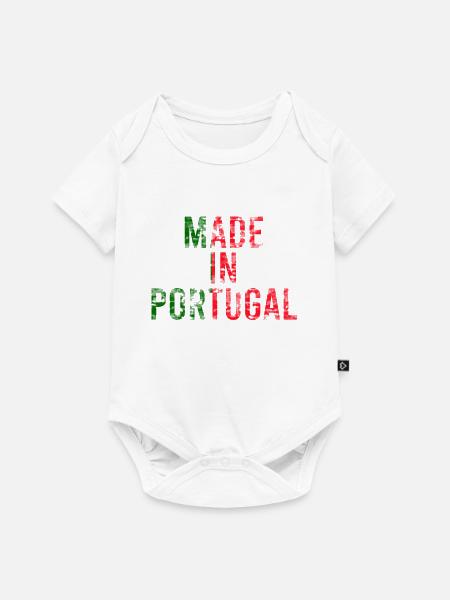 Portugal - Baby Premium Kurzarmbody - Weiß