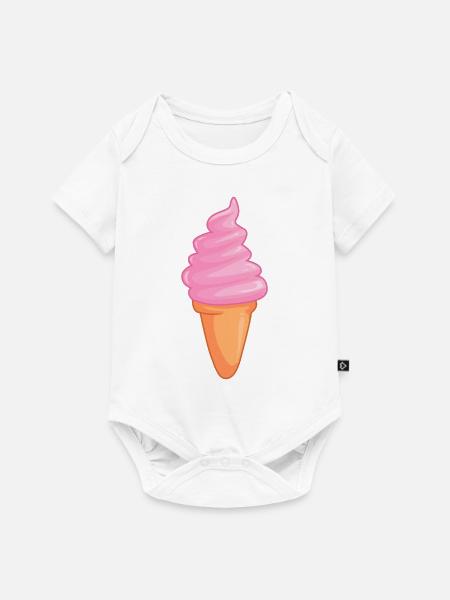 Eis - Baby Premium Kurzarmbody - Weiß
