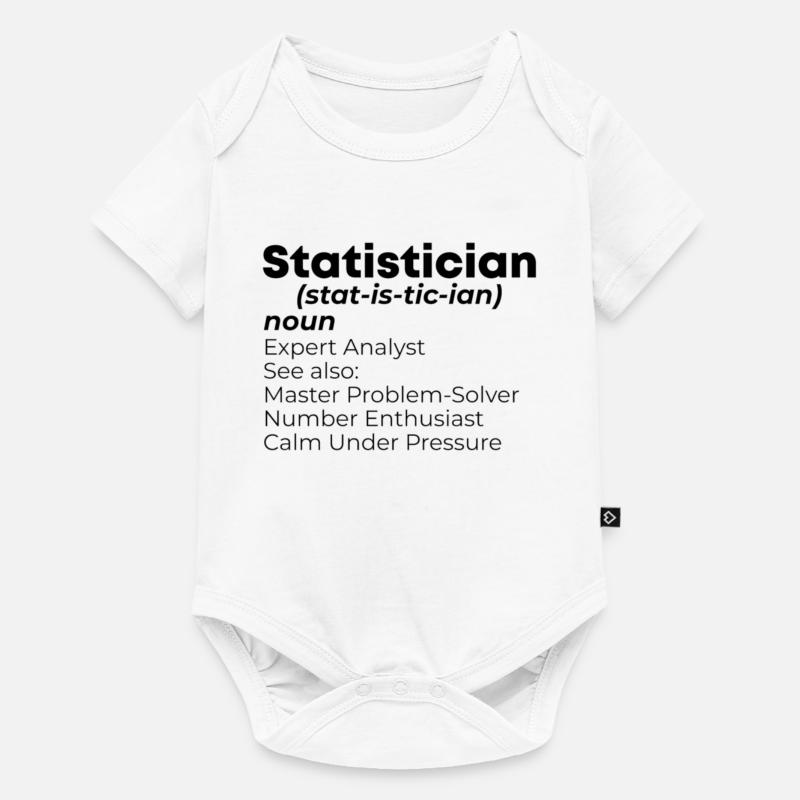 Statisticiens Mathématiciens - Body à manches courtes Premium Bébé - blanc