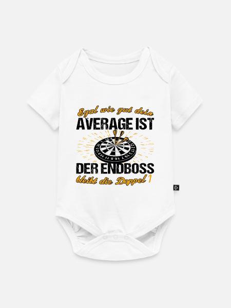 Dart Darts - Baby Premium Kurzarmbody - Weiß