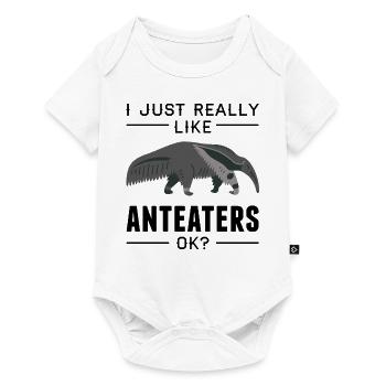 Anteater Gift Birthday Saying Women - Baby Premium short-sleeve bodysuit - white - Front