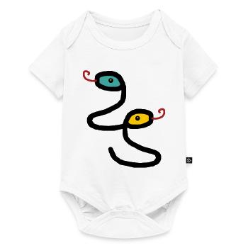 Snakes Reptiles Amphibians Children Snake - Baby Premium short-sleeve bodysuit - white - Front