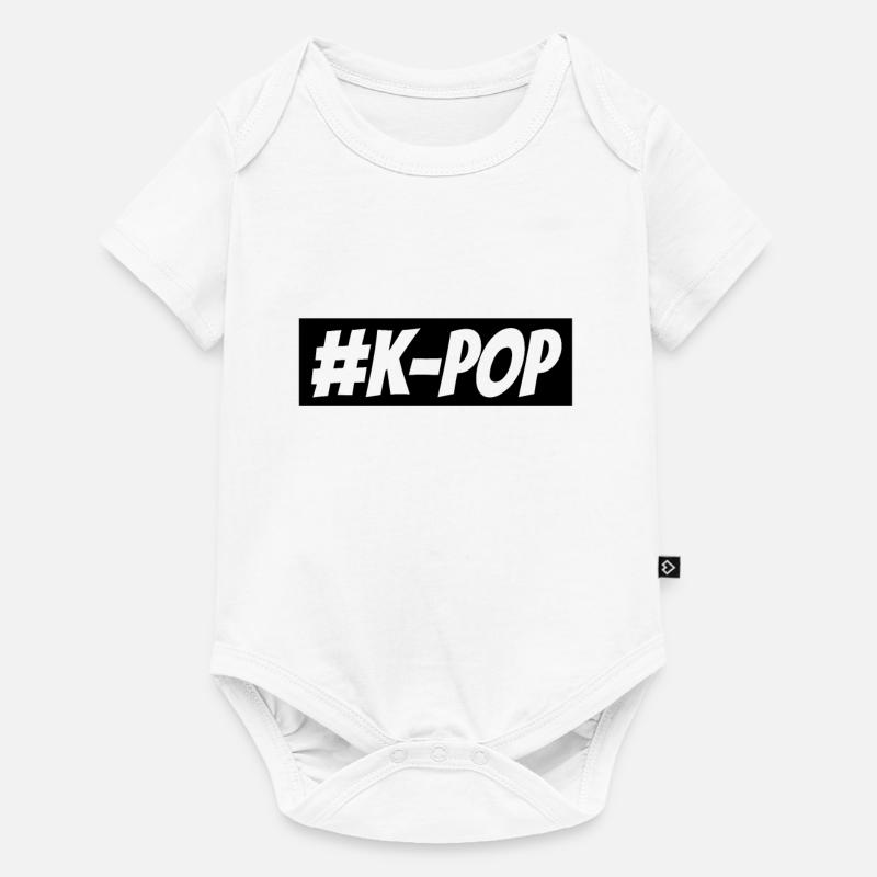 #K-POP - Body à manches courtes Premium Bébé - blanc