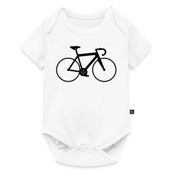 Triathlon vélo LOVE cadeau cycliste - Body à manches courtes Premium Bébé - blanc - Devant