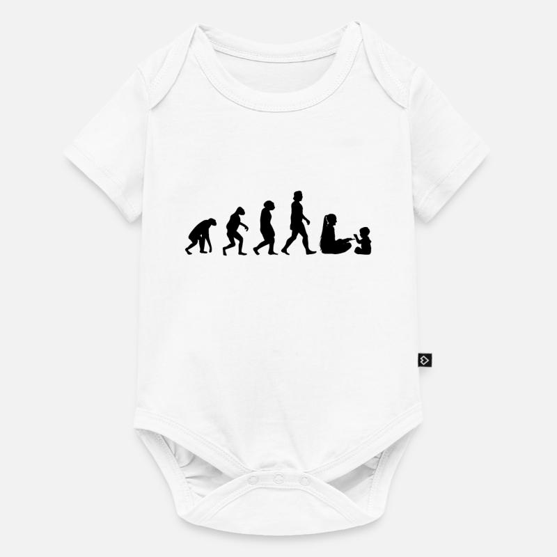 Assistante maternelle Evolution Éducatrice Maternelle - Body à manches courtes Premium Bébé - blanc