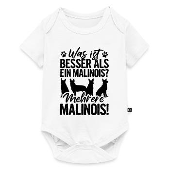 Was ist Besser Als ein Malinois Mehrere Hunde Gass - Baby Premium Kurzarmbody - Weiß - Vorne