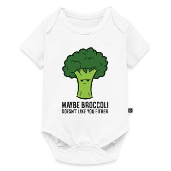 Maybe Broccoli Doesn't Like You Either - Baby Premium short-sleeve bodysuit - white - Front