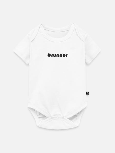 Laufen - #runner - Baby Premium Kurzarmbody - Weiß