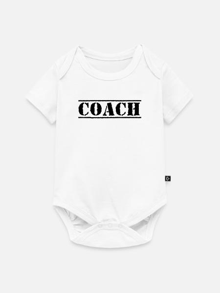 Coach Trainer - Baby Premium Kurzarmbody - Weiß