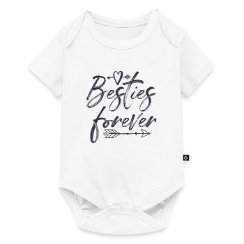 Besties forever - Baby Premium short-sleeve bodysuit - white - Front