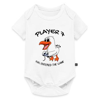 Player 7 has entered the game Baby - Baby Premium short-sleeve bodysuit - white - Front