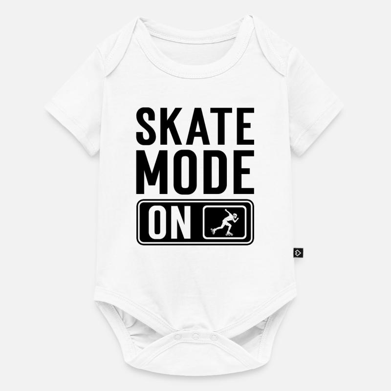 Rollerskating - Baby Premium Kurzarmbody - Weiß