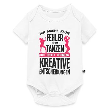 Ich Mache Keine Fehler Beim Tanzen Tänzer Tanzkurs - Baby Premium Kurzarmbody - Weiß - Vorne