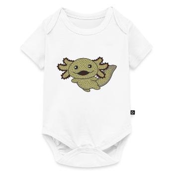 Axolotl verschiedene Arten von Axolotls süße Tiere - Baby Premium Kurzarmbody - Weiß - Vorne