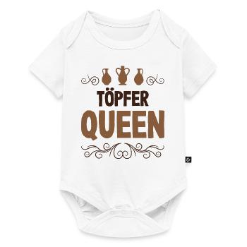 Töpfer Queen Töpferei Keramikarbeit Ton Töpferwerk - Baby Premium Kurzarmbody - Weiß - Vorne