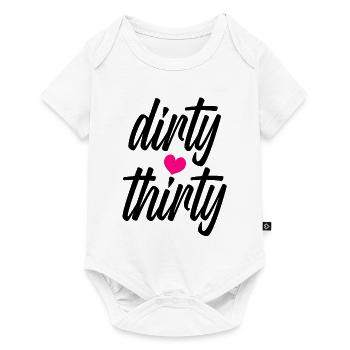 30. Geburtstag Damen 30 Jahre 30. Jubiläum Fun - Baby Premium Kurzarmbody - Weiß - Vorne