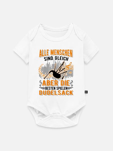 Dudelsack Dudelsackspieler - Baby Premium Kurzarmbody - Weiß