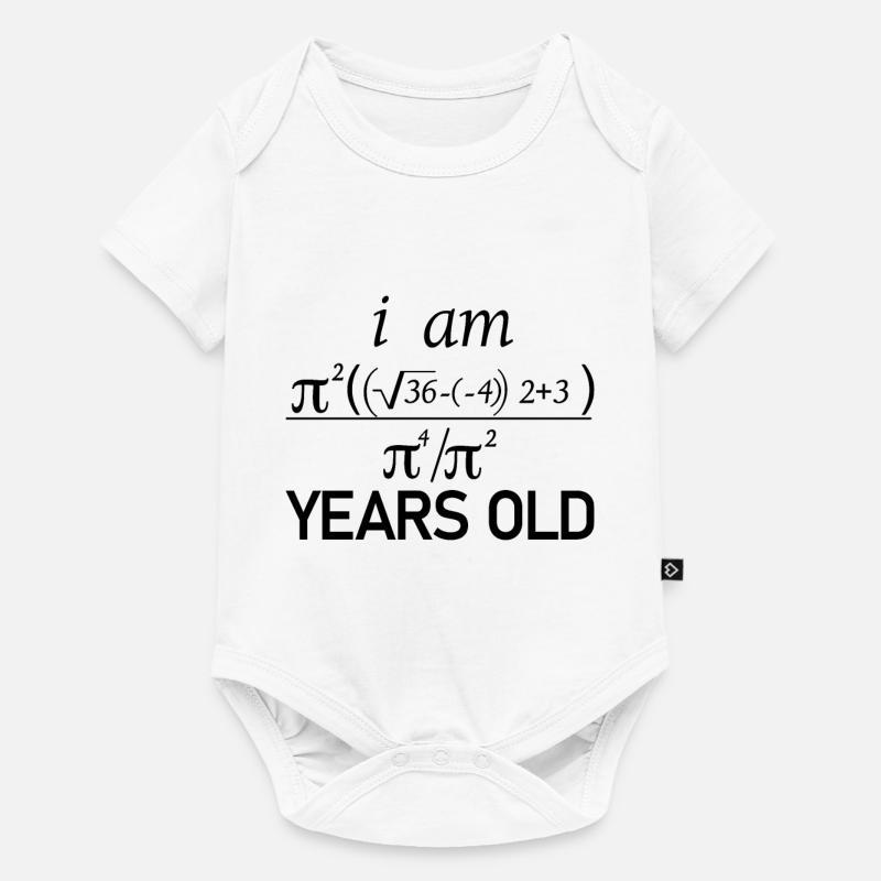 Formule Math Age - Body à manches courtes Premium Bébé - blanc