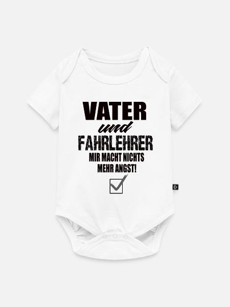 Vater und Fahrlehrer - Baby Premium Kurzarmbody - Weiß