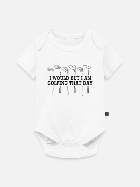Golf Player Golfer Golf Golf Cart Golf Mom - Baby Premium Kurzarmbody - Weiß