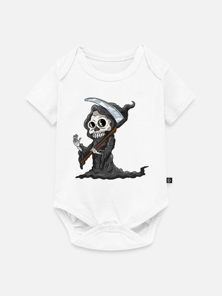 Sensenmann - Baby Premium Kurzarmbody - Weiß