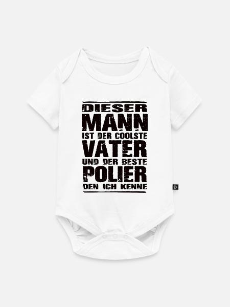 Vater und Polier - Baby Premium Kurzarmbody - Weiß