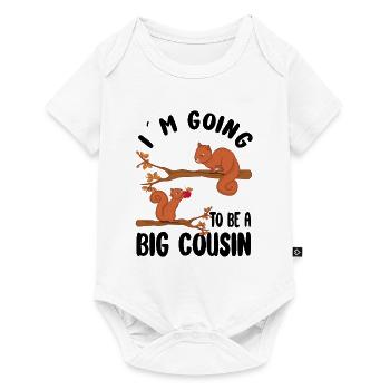 I'm going to be big cousin squirrel girl - Baby Premium short-sleeve bodysuit - white - Front