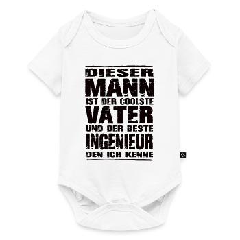 Ingenieur - Baby Premium Kurzarmbody - Weiß - Vorne