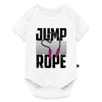 Jumping Rope Graphic Rope Jumping Rope Skipping Si - Baby Premium Kurzarmbody - Weiß - Vorne