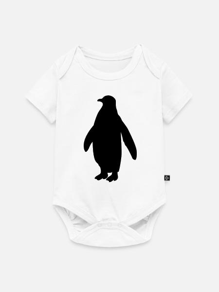 Pinguin Seevogel Meeresvogel Vogel Geschenk - Baby Premium Kurzarmbody - Weiß